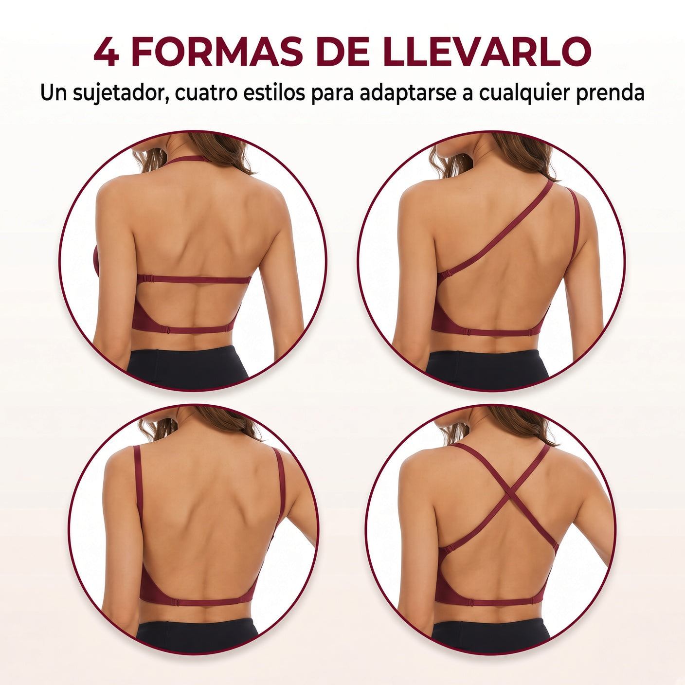 Sujetador Push-Up Invisible