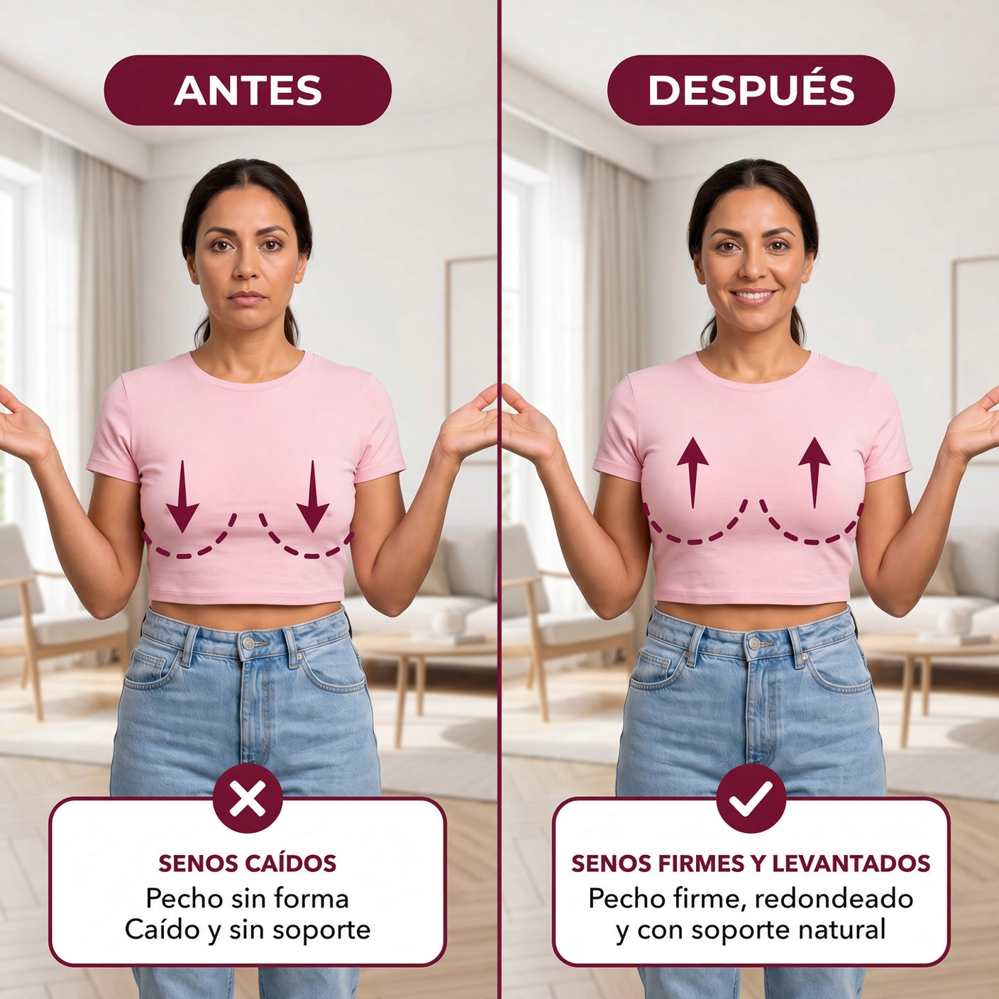 Sujetador Push-Up Invisible